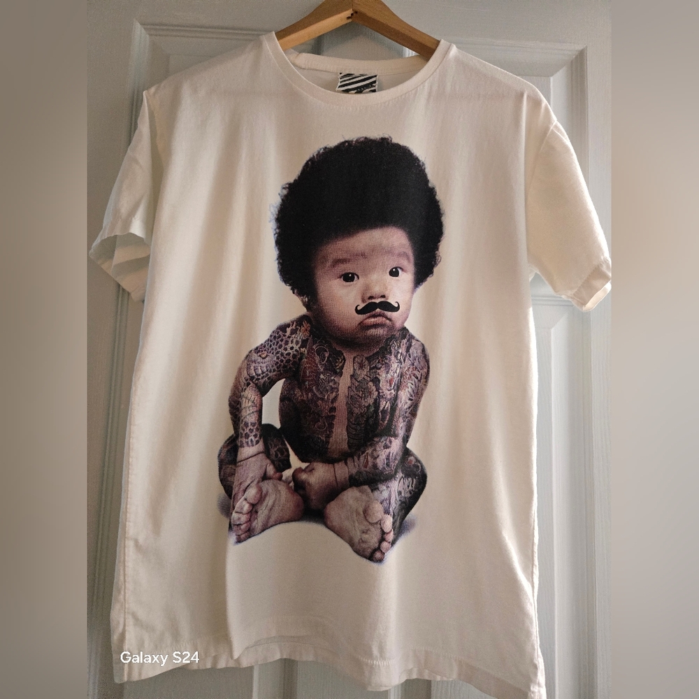 Nwot Vintage  Retro Graphic White Short Sleeve Tee